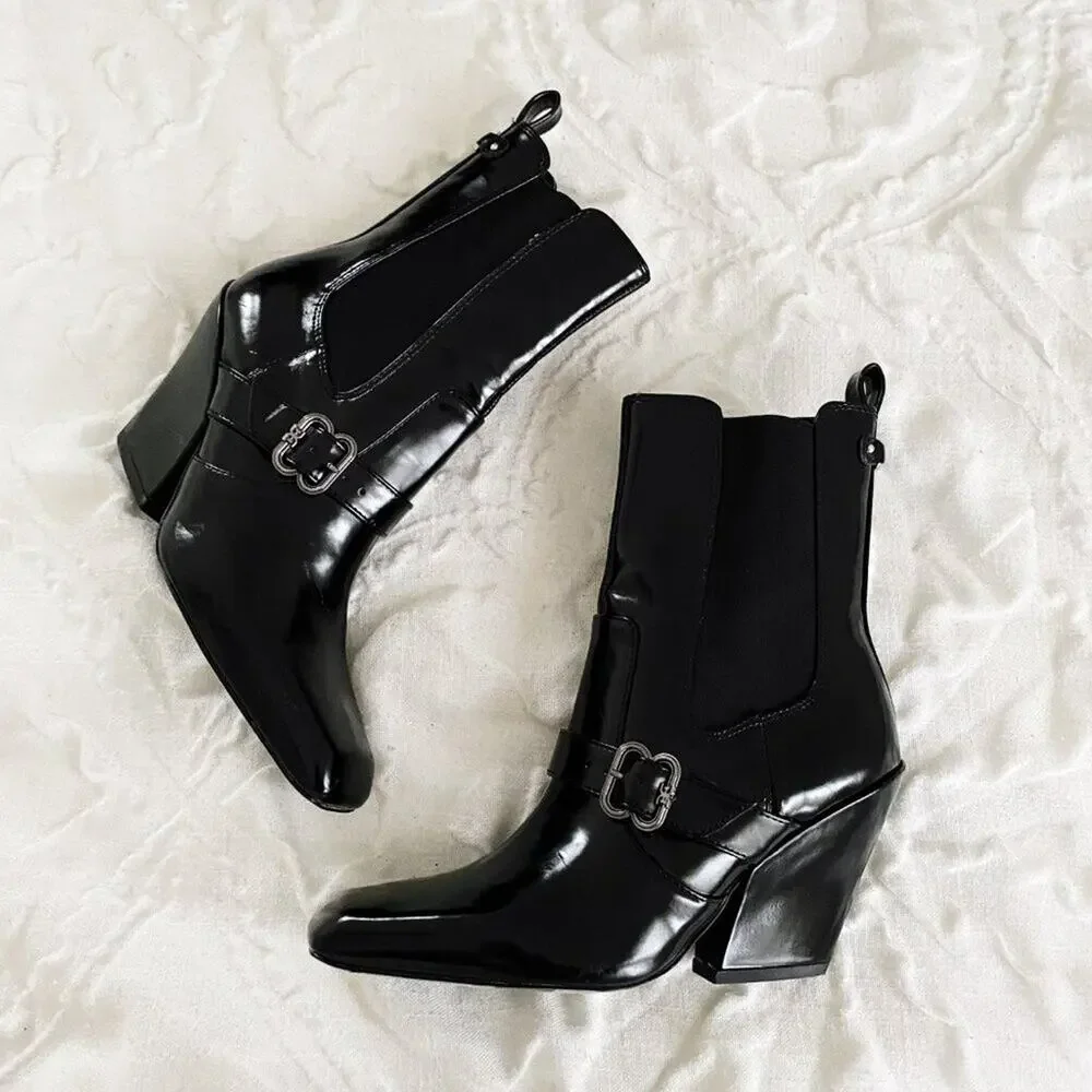Sam Edelman Suzette Western Bootie Size 6 New